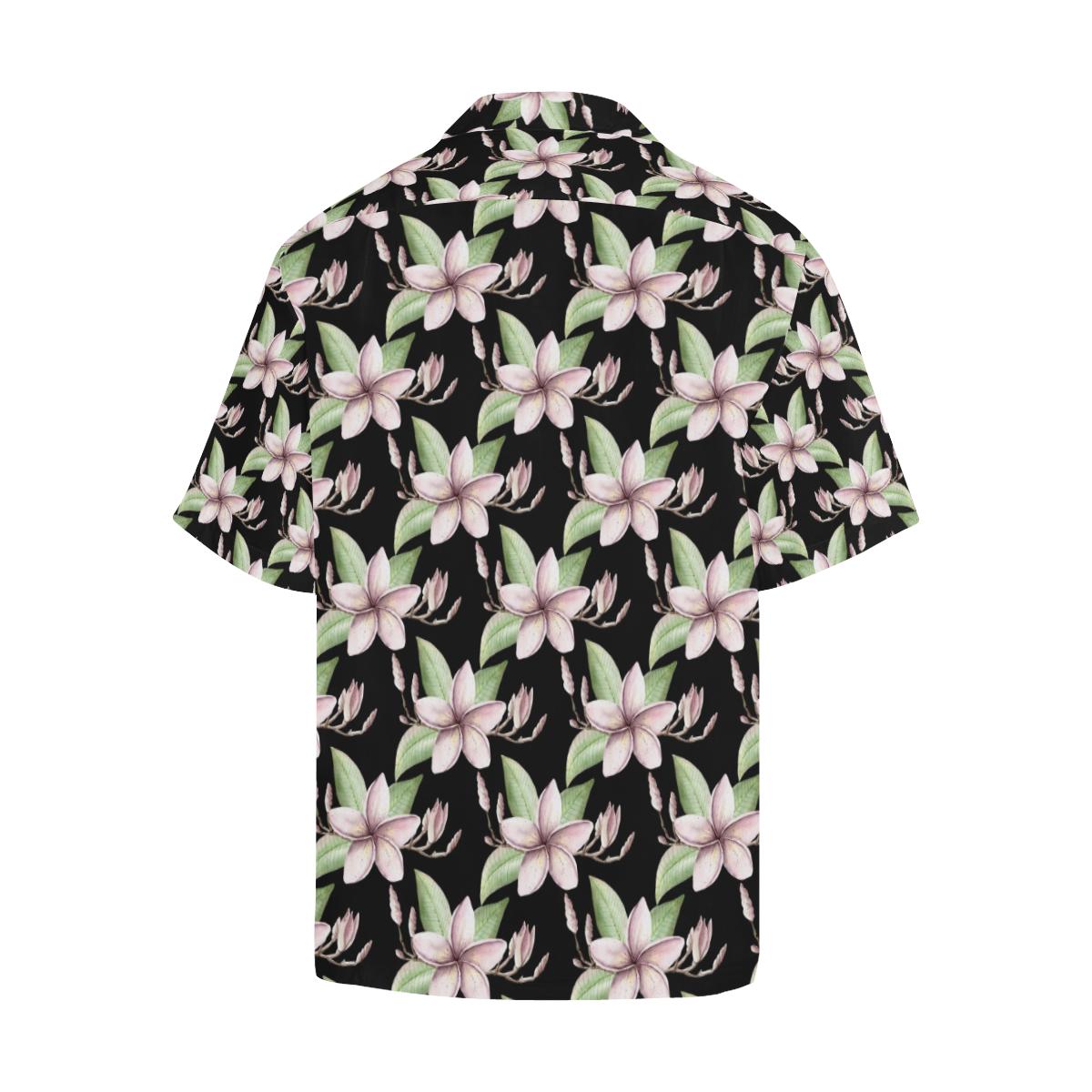 Plumeria Pattern Print Design PM02 Men Hawaiian Shirt-JorJune
