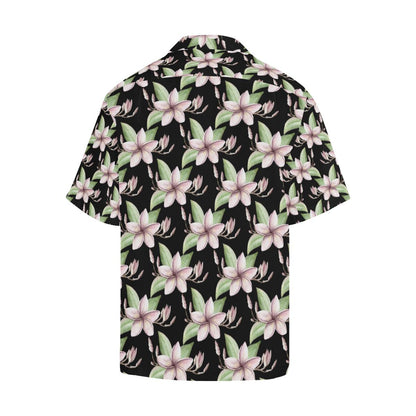 Plumeria Pattern Print Design PM02 Men Hawaiian Shirt-JorJune
