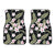 Plumeria Pattern Print Design PM021 Car Floor Mats-JORJUNE.COM