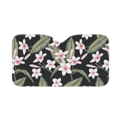 Plumeria Pattern Print Design PM021 Car Sun Shade-JorJune