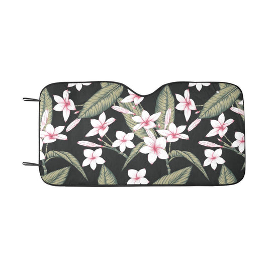 Plumeria Pattern Print Design PM021 Car Sun Shade-JorJune