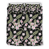 Plumeria Pattern Print Design PM021 Duvet Cover Bedding Set-JORJUNE.COM