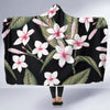 Plumeria Pattern Print Design PM021 Hooded Blanket-JORJUNE.COM