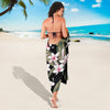 Plumeria Pattern Print Design PM021 Sarong Pareo Wrap-JORJUNE.COM