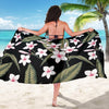 Plumeria Pattern Print Design PM021 Sarong Pareo Wrap-JORJUNE.COM