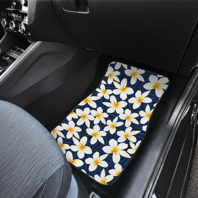 Plumeria Pattern Print Design PM026 Car Floor Mats-JORJUNE.COM