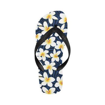 Plumeria Pattern Print Design PM026 Flip Flops-JorJune