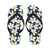 Plumeria Pattern Print Design PM026 Flip Flops-JorJune