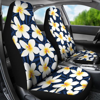 Plumeria Pattern Print Design PM026 Universal Fit Car Seat Covers-JorJune