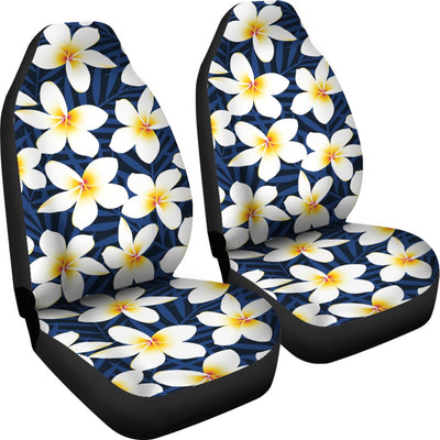 Plumeria Pattern Print Design PM026 Universal Fit Car Seat Covers-JorJune