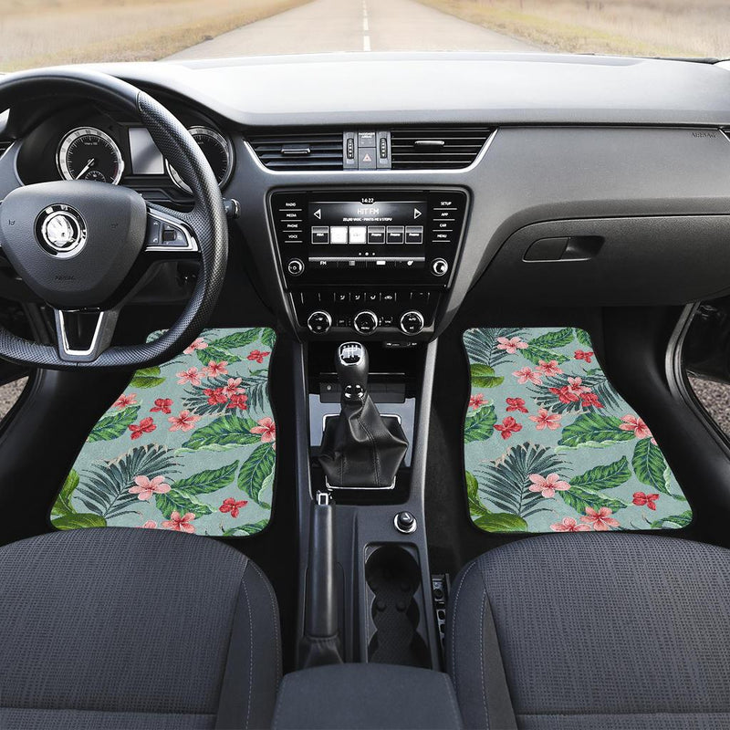 Plumeria Pattern Print Design PM027 Car Floor Mats-JORJUNE.COM