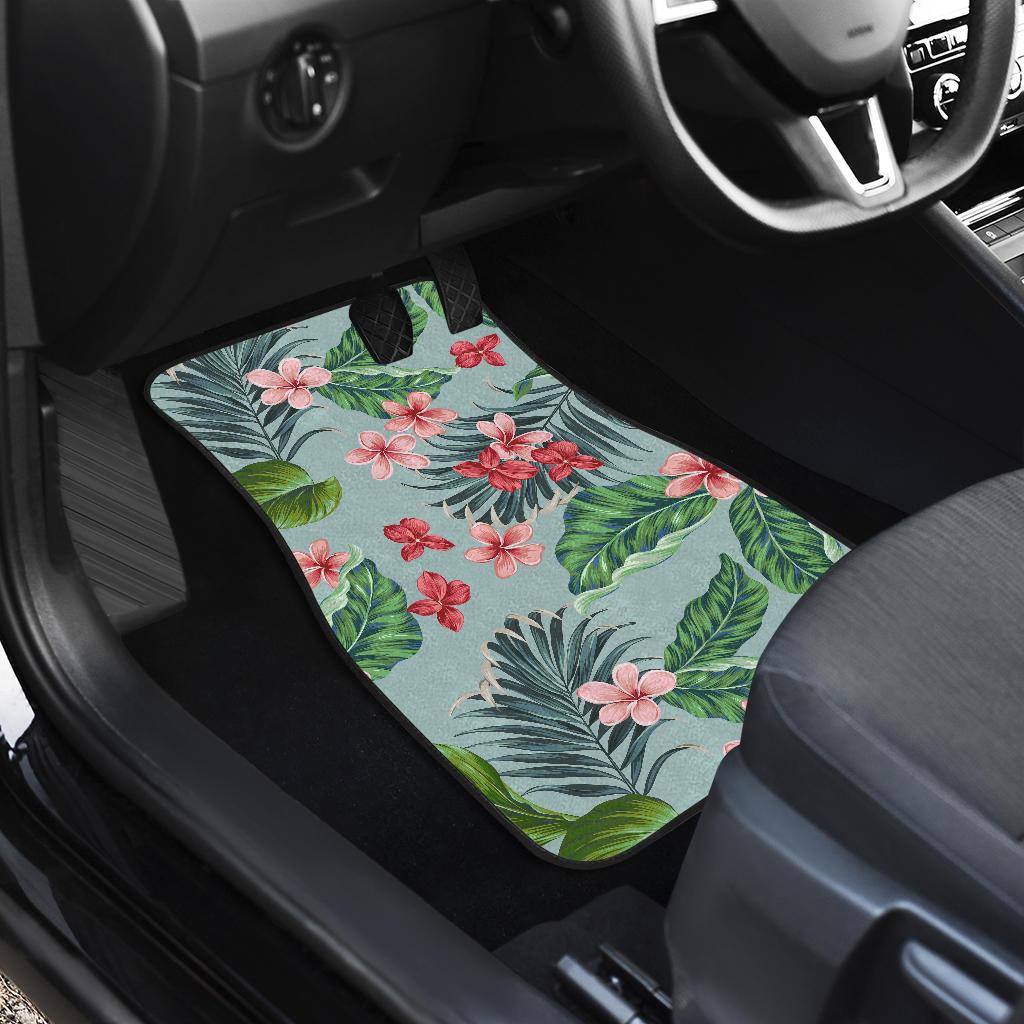 Plumeria Pattern Print Design PM027 Car Floor Mats-JORJUNE.COM