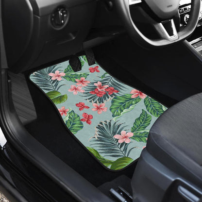 Plumeria Pattern Print Design PM027 Car Floor Mats-JORJUNE.COM