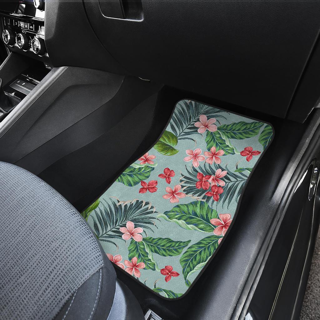 Plumeria Pattern Print Design PM027 Car Floor Mats-JORJUNE.COM