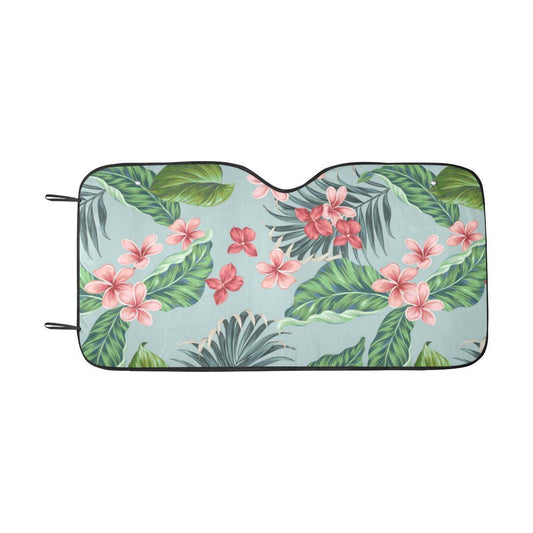 Plumeria Pattern Print Design PM027 Car Sun Shade-JorJune