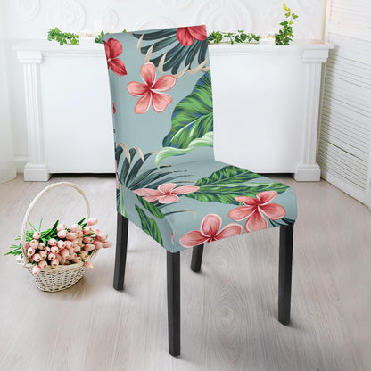 Plumeria Pattern Print Design PM027 Dining Chair Slipcover-JORJUNE.COM