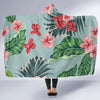 Plumeria Pattern Print Design PM027 Hooded Blanket-JORJUNE.COM