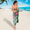 Plumeria Pattern Print Design PM027 Sarong Pareo Wrap-JORJUNE.COM