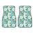 Plumeria Pattern Print Design PM028 Car Floor Mats-JORJUNE.COM