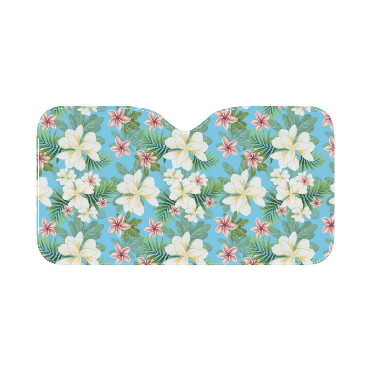 Plumeria Pattern Print Design PM028 Car Sun Shade-JorJune