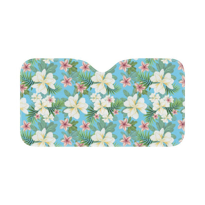 Plumeria Pattern Print Design PM028 Car Sun Shade-JorJune
