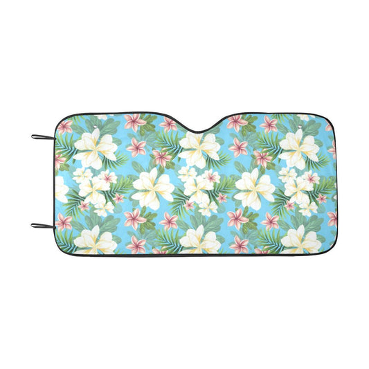 Plumeria Pattern Print Design PM028 Car Sun Shade-JorJune