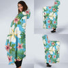 Plumeria Pattern Print Design PM028 Hooded Blanket-JORJUNE.COM