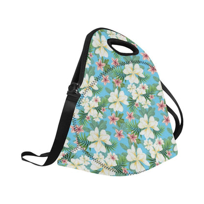 Plumeria Pattern Print Design PM028 Neoprene Lunch Bag-JorJune