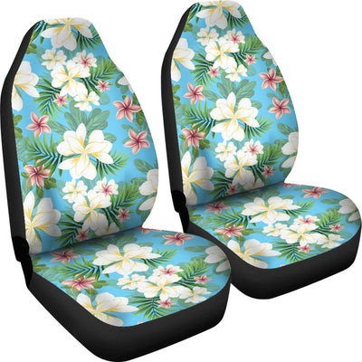 Plumeria Pattern Print Design PM028 Universal Fit Car Seat Covers-JorJune