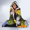 Plumeria Pattern Print Design PM03 Hooded Blanket-JORJUNE.COM