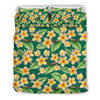 Plumeria Pattern Print Design PM07 Duvet Cover Bedding Set-JORJUNE.COM