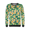 Plumeria Pattern Print Design PM07 Women Long Sleeve Sweatshirt-JorJune
