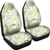 Floral Hawaiian tropical Plumeria Universal Fit Car Seat Covers