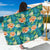 Plumeria Tropical Flower Design Print Sarong Pareo Wrap-JORJUNE.COM