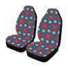 Poinsettia Pattern Print Design A02 Car Seat Covers (Set of 2)-JORJUNE.COM