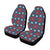 Poinsettia Pattern Print Design A02 Car Seat Covers (Set of 2)-JORJUNE.COM