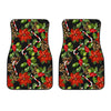 Poinsettia Pattern Print Design POT01 Car Floor Mats-JORJUNE.COM