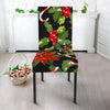 Poinsettia Pattern Print Design POT01 Dining Chair Slipcover-JORJUNE.COM