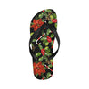 Poinsettia Pattern Print Design POT01 Flip Flops-JorJune