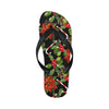 Poinsettia Pattern Print Design POT01 Flip Flops-JorJune