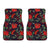 Poinsettia Pattern Print Design POT02 Car Floor Mats-JORJUNE.COM