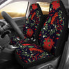 Poinsettia Pattern Print Design POT02 Universal Fit Car Seat Covers-JorJune