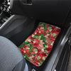 Poinsettia Pattern Print Design POT03 Car Floor Mats-JORJUNE.COM