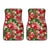 Poinsettia Pattern Print Design POT03 Car Floor Mats-JORJUNE.COM