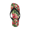 Poinsettia Pattern Print Design POT03 Flip Flops-JorJune