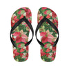 Poinsettia Pattern Print Design POT03 Flip Flops-JorJune