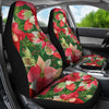 Poinsettia Pattern Print Design POT03 Universal Fit Car Seat Covers-JorJune