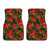 Poinsettia Pattern Print Design POT04 Car Floor Mats-JORJUNE.COM