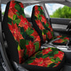 Poinsettia Pattern Print Design POT04 Universal Fit Car Seat Covers-JorJune