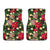 Poinsettia Pattern Print Design POT05 Car Floor Mats-JORJUNE.COM